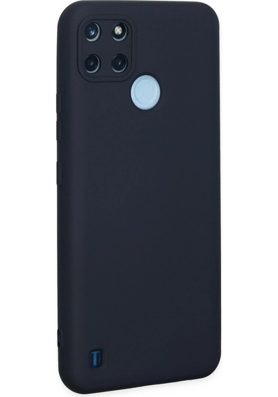 Cosmotex Newface Realme C25y Kılıf Nano İçi Kadife Silikon - Lacivert