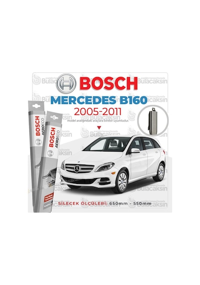 Mercedes B160 W245 Muz Silecek Takımı 2005-2011 Bosch Aeroeco