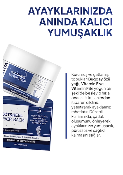 Bodylita Foot&heel Ayak Çatlağı Kremi