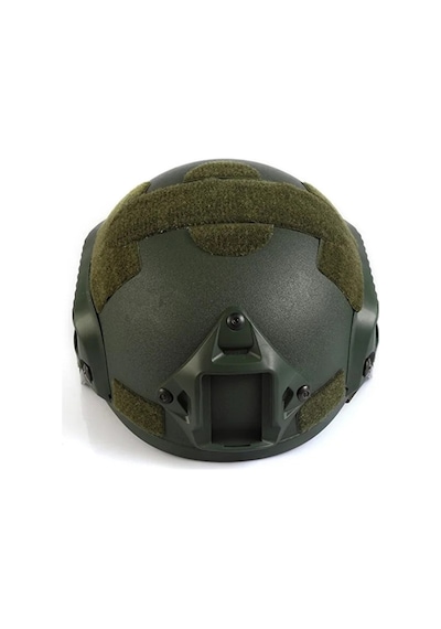 Haki Koruyucu Başlık Miğfer - Askeri Airsoft Paintball Kask Haki
