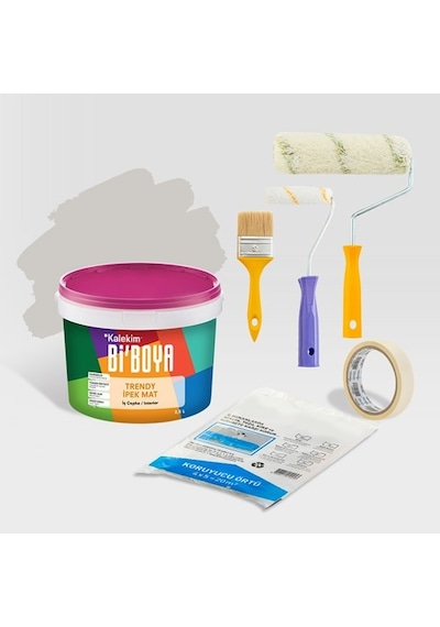 Bi Boya Tek Oda Boyama Seti 2.5 L Alaçatı Rüzgarı