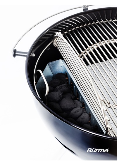 Partner 55.00 Black Profesyonel Kömürlü Barbekü Siyah