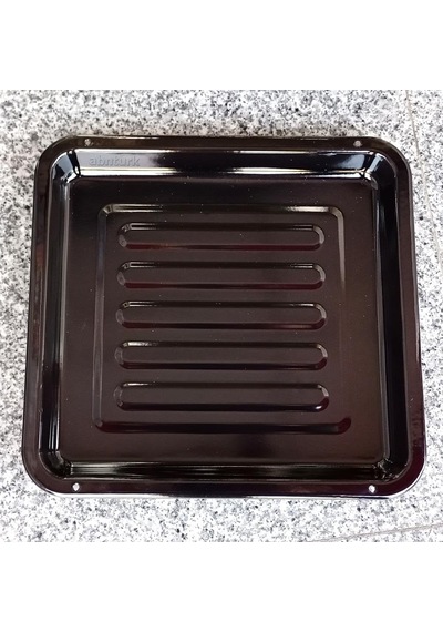 37x34cm Emaye Fırın Tepsisi Siyah İç Dış Yüzeyi Sağlıklı Kaliteli Çinko Dikdörtgen Börek Tepsisi N34 Çok Renkli
