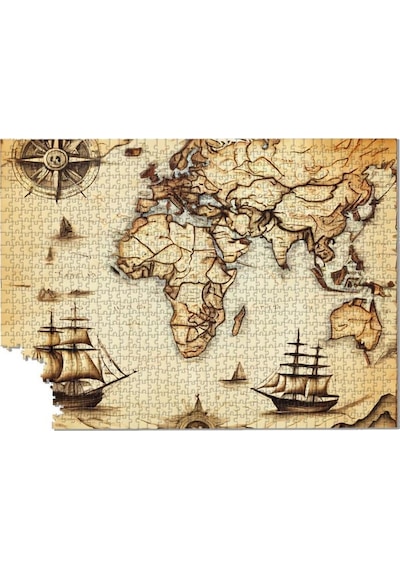 Btoys 1000 Parça Puzzle Piri Reis Haritası 1500'ler 9028