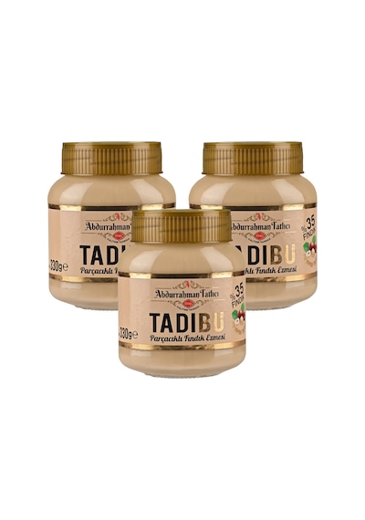 Abdurrahman Tatlıcı Tadıbu Parçacıklı Fındık Ezmesi 3 x 330 G