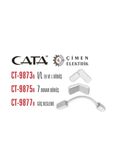 1 Adet Cata Ct 9875 Magnetıc Ray Ek Parçası Beyaz