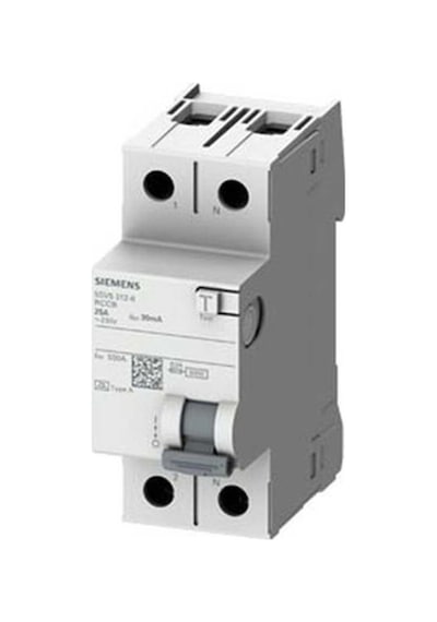 Siemens 5sv5314-6 A Tipi Hata Akımı Koruma Anahtarı-fı Kaçak Akım Koruma Rölesi 40a- 230v- 30ma- 1p N
