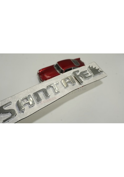 Hyundai Santafe Bagaj Krom Abs 3M 3D Yazı Logo Amblem