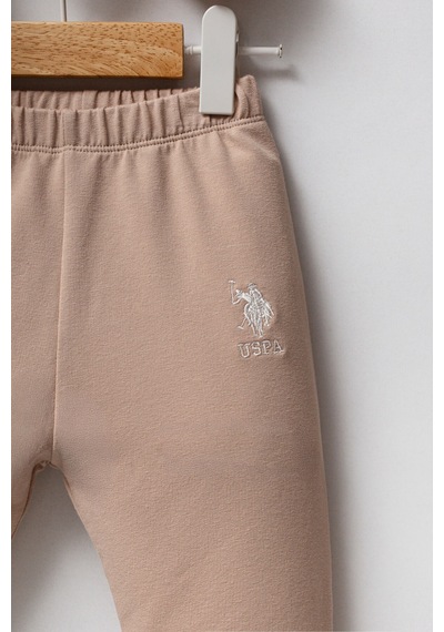 U.S. Polo Assn. Kız Bebek Kahverengi Takım Kahverengi