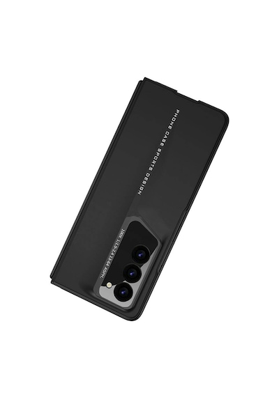Zore Galaxy Uyumlu Z Fold 6 Kılıf Ultra İnce Kamera Korumalı Sert Rubber Msra Procase Kapak-siyah Siyah