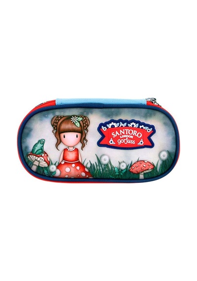 Santoro Gorjuss Little Mushroom Oval Kalem Çantası 384gj35 Çok Renkli