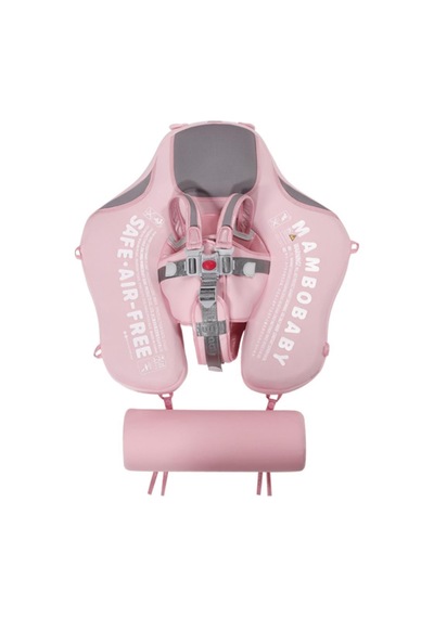 Mambobaby Yüzme Simidi - Pembe Fil, Emniyetli, Gölgelikli Ve Ayak Destekli