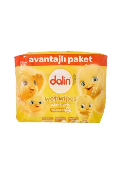 5 Adet Dalin Klasik Islak Havlu 3 56lı 5'li Set