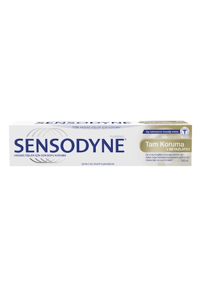 Sensodyne Tam Koruma Ve Beyazlatıcı Diş Macunu 75 Ml - Hassas Dişler İçin Günlük 8'li Avantaj P Tarı