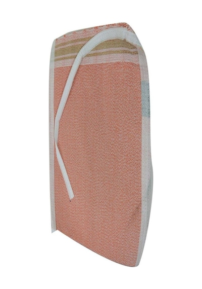 Doğal İpek Sırt Ve Vücut Masaj Kesesi Yavruağzı 18Cm x 25Cm