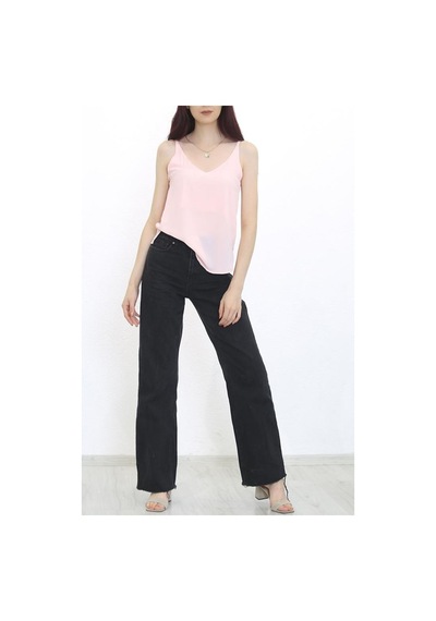 Ali Butik İp Askılı Kadın Atlet Pembe