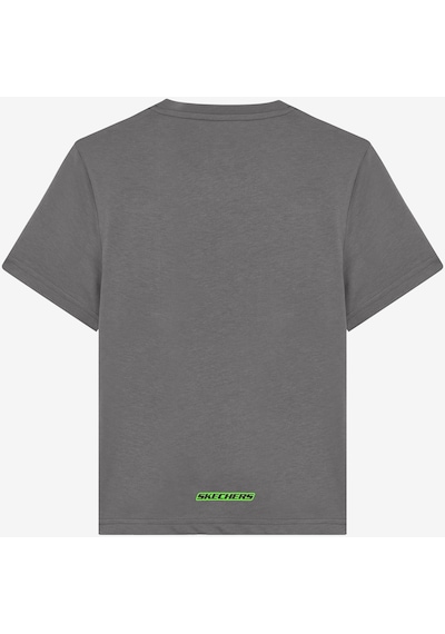 Skechers Graphic Tee B Short Sleeve Büyük Erkek Çocuk Gri Tshirt Sk241093-035