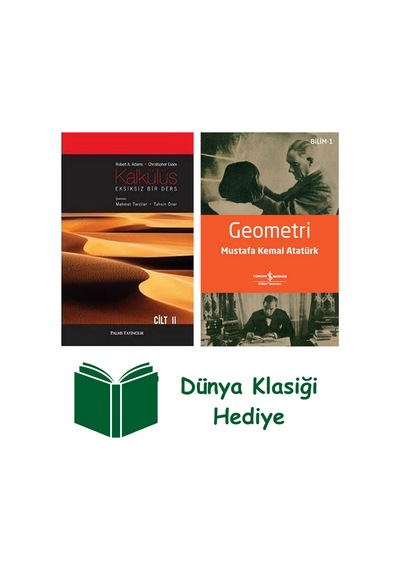 Kalkülüs Eksiksiz Bir Ders - Cilt 2 + Geometri + Dünya Klasiği Hediye