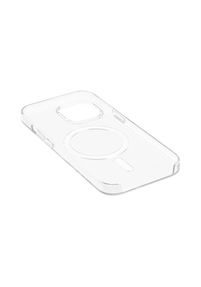 Maks Technology iPhone Uyumlu 14 Kılıf Ic Çipli Mkst Wireless Şarj Özellikli Şeffaf in Kapak - Şeffaf