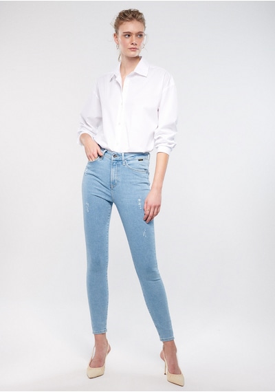Mavi - Serenay Gold Shape Mavi Jean Pantolon 100980-33430