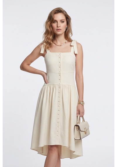 Elbise Blange B26289 Beyaz