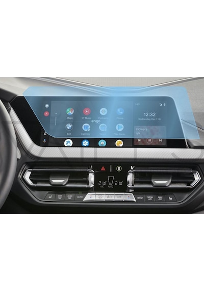 Bmw 218i 10.25 İnç Multimedya Ekran Koruyucu Şeffaf Nano