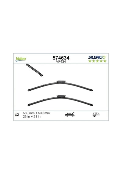 Mercedes Citan On Silecek Seti 2012-2013 Valeo 574634