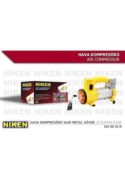 HAVA KOMPRESORU SARI METAL GOVDE 12V NIKEN 025 001 02 01 - OEM