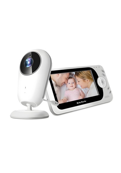 Vb608 Akıllı Bebek Kamerası 4.3 Ips Ekranlı Video Bebek Telsizi, 2.4ghz Kablosuz, Vox, Gece Görüşü, 1760 Mah Pil, Sıcaklık Takibi
