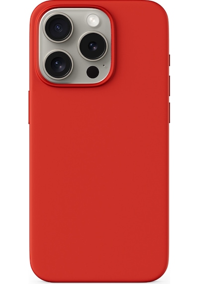 Epico Apple Uyumlu iPhone 15 Pro Max Mag+ Silikon Kılıf Dark Red Kırmızı