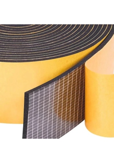Pimaş Gider Borusu Ses Yalıtımı Kauçuk Bant Yapışkanlı 10cm X 10metre