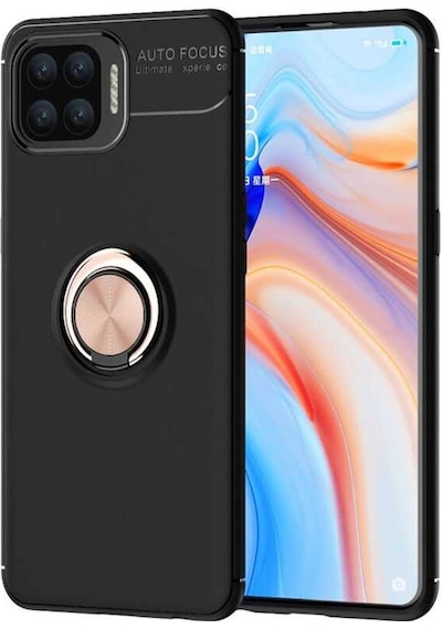 Oppo Reno A73 Kilif Yüzüklü Magnetli Ravel Case 389753200