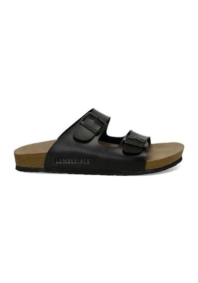 Lumberjack Mendy 5fx Siyah Comfort Anatomik Tokalı Casual Terlik Siyah