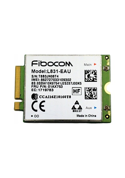 Fibocom L831 Eau M.2 Lte Kablosuz Modül Thinkpad Uyumlu