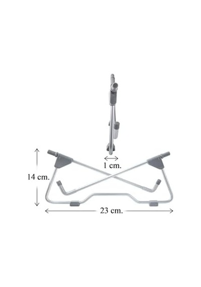 Aliminyum Ayarlı Laptop Tablet Notebook Yükseltici Tutucu Cin272 Abanoz
