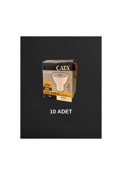 Ct-4215 Led Ampul 8w Gu10 Duy Beyaz Işık - 10 Lu Paket