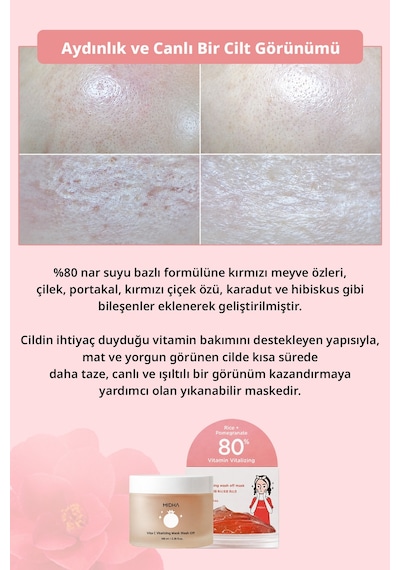 Midha Vita C Vitalizing Wash Off Mask 100 ML