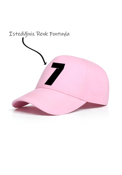 Ogc 7 Sayısı Unisex Şapka Pembe