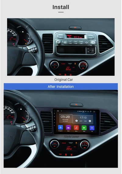 Kıa Pıcanto 2011-2017 Multimedya Navigasyon Usb Kamera Carplayer 6 Ram