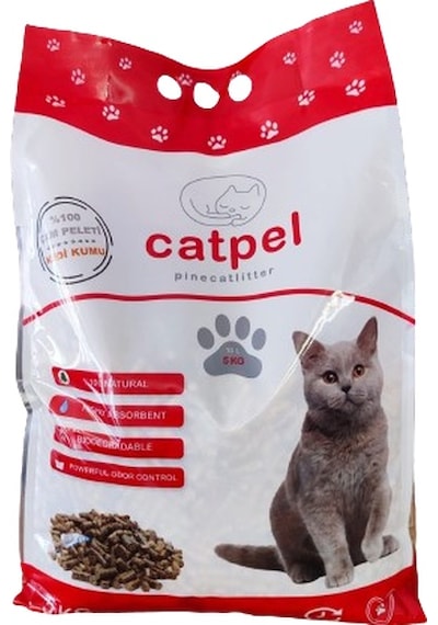 Catpel Çam Peleti Kedi Kumu 10 L