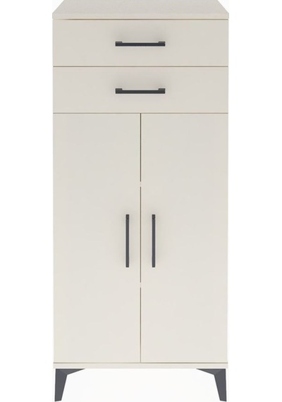 Arges Dolap 2 Raflı 2 Çekmeceli 2 Kapaklı 60x30x134 Aytaşı-ay... Aytaşı