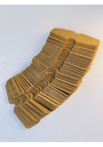 100 Lü Kraft Karton Takı Kartı Küpe, Kolye, Bileklik Sunum Ve Sergi Kartı