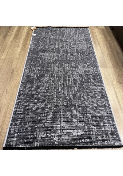 Hoom Rugs Vintage Vtg 119 Gri Dekoratif Yıkanabilir Kilim Gri