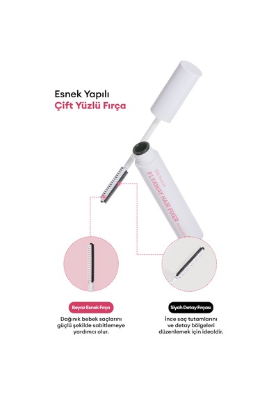 Elektriklenen İnce Teller İçin Sabitleyici Saç Maskarası Mılk Baobab Flyaway Hair Fixer Mascara