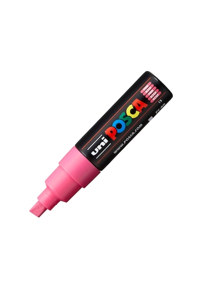 Uni-ball Posca 8.0 Su Bazlı Poster Markörü Pembe Pc-8k Çok Renkli