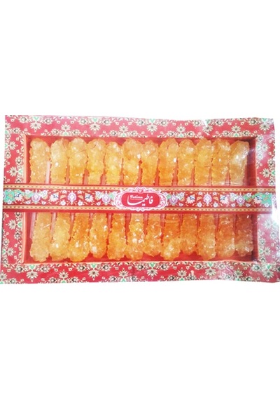 Yelpaze Fatima Nabat Safranlı Şeker İran Nebat Altın Şekeri 400 G