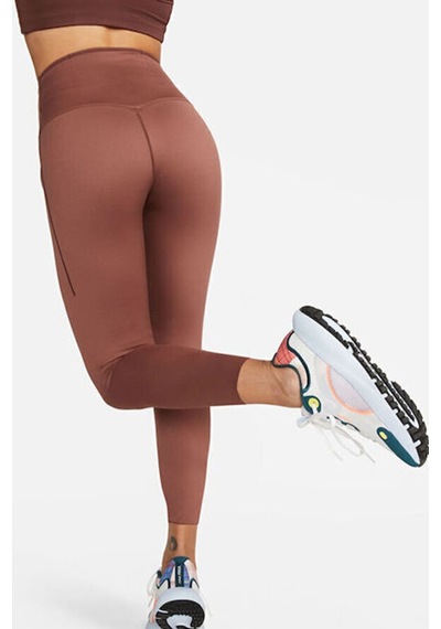 Nike Trainng Go Dri Fit İnfinalock High Rise 7/8 Brown 6 Cepli Toparlayıcı Yüksek Belli Reflektörlü Antrenman Taytı Kahverengi Nike Trainng Go Dri Fit İnfinalock High Rise 7/8 Brown 6 Cepli Toparlayıcı Yüksek Belli Reflektörlü Antrenman Taytı Kahverengi