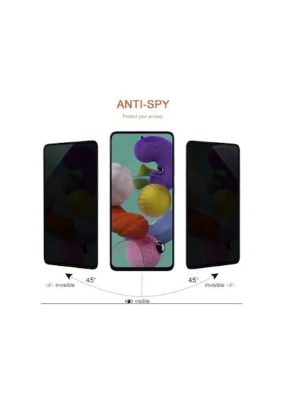 Tedar Samsung A33 Uyumlu Hayalet Ekran Gizli Tam Kaplayan Kırılmaz Cam Seramik Ekran Koruyucu Film Najmaddin