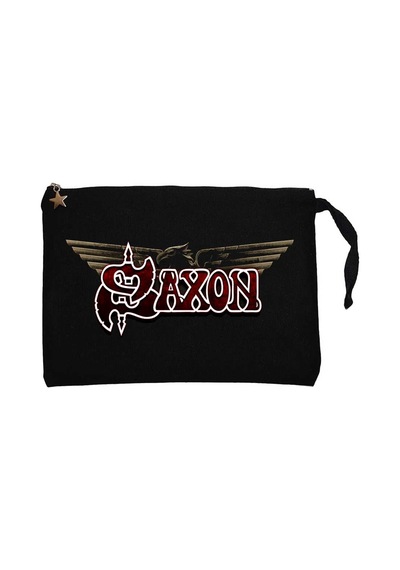 Saxon Three Blend Siyah Clutch Astarlı Cüzdan / El Çantası