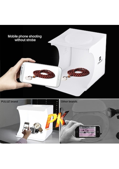 Lightbox Mini Katlanır Taşınabilir Led Işıklı Fotoğraf Stüdyosu